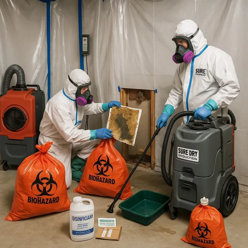 Contaminated Water Handling Protocols process in Easley, SC